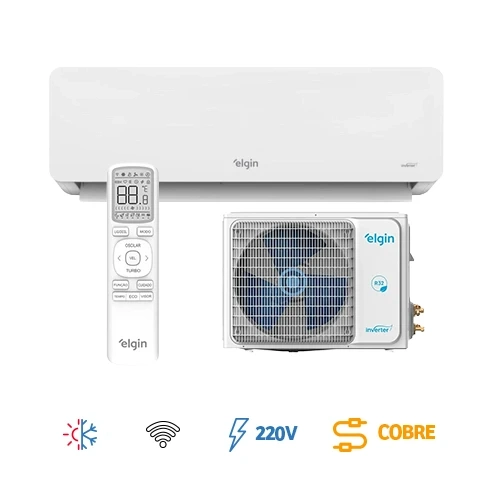 Ar-Condicionado Split Elgin Inverter Wi-Fi 36.000 BTUs Quente/Frio 220V