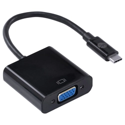 Adaptador Usb Tipo c x Vga Fêmea Full Hd 1080p 20cm - Achdmi-20