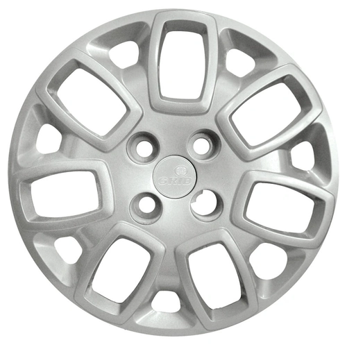 Calota Grid Aro 14p 157cb-pta Prata Fiat Uno Attractive 2014 Cubo Baixo
