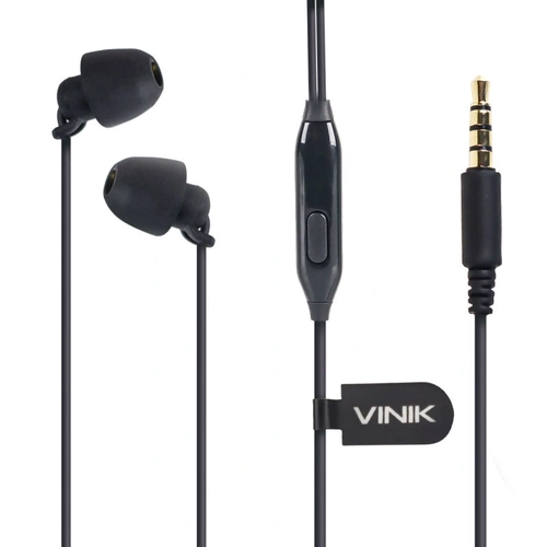 Fone de Ouvido Vinik Sound Comfort Preto Com Microfone - SC100P