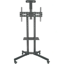 Pedestal Móvel Para TV Multivisão 42 a 65 Preto - Ped-4265
