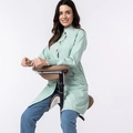 Cadeira Mocho Ergonômico Exclusiva 360° Graus Com Apoio e Suporte Nude