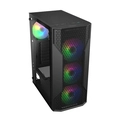 Gabinete Gamer Cougar MX110 RGB, Mid-Tower, Janela Lateral, 4 Fans RGB, Preto + Fonte Atlas 650W Bronze - 392BD20.0002