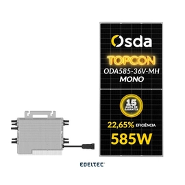 Gerador Edeltec Solar Micro Deye 12,87 Kwp Mon. 220v Fibrometal (13,5k/585w)