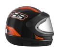 Capacete New Sport Moto Tamanho 58 Preto/laranja- Pro Tork