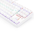 Teclado Gamer Mecânico Redragon Daksa Lunar White Switch Marrom Rainbow - K576W-R PT-BROWN