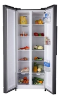 Geladeira Refrigerador HQ Frost Free Side By Side 460 Litros Cinza HQ-460SBSFF
