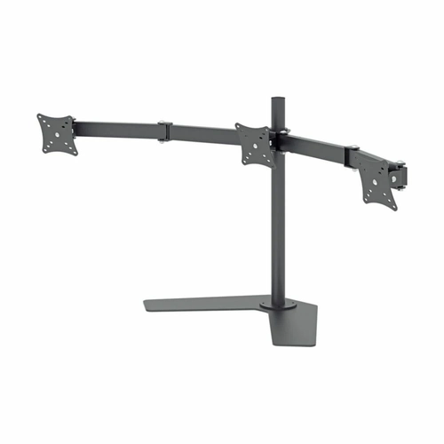 Suporte De Mesa Articulado Multivisão Com Inclinação Para Três Monitores De 10” a 24”
