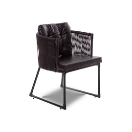 Cadeira em Corda Sintética  e Alumínio  Pintura Epóxi Berlim