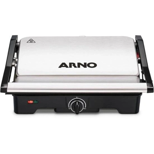Grill Arno Dual Gnox Inox Com Abertura De 180° 127v