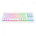 Teclado Gamer Redragon Dark Avenger Lunar White RGB Switch Azul - K568W-RGB PT-BLUE