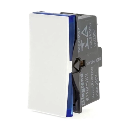 Modulo Interruptor Legrand Pial Plus+ Paralelo 10a 250v B.parafuso Branco  611001bc