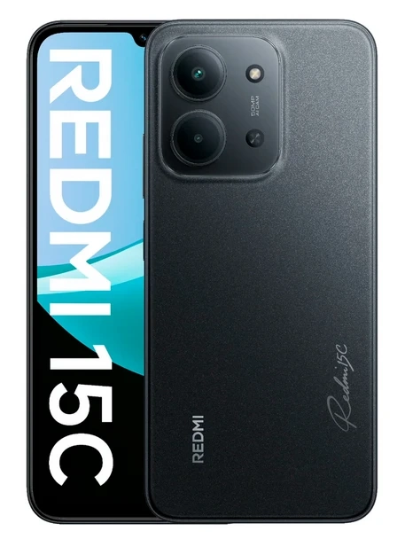SMARTPHONE XIAOMI REDMI 15C GLOBAL 256GB 8GBRAM + 8GB RAM DUAL SIM TELA 6.9" - PRETO