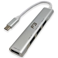 Hub Type C para 4 Portas usb 3.0 Branco - JC-TYC-4USB 918