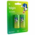 Pilha Lipo Alcalina Elgin Energy Tipo C (C/2)