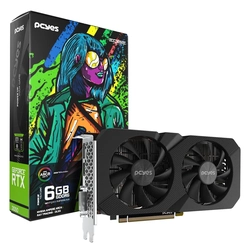 Placa de Vídeo 6GB RTX3050 Pcyes Projeto Egde Preto - PVRTX30506BLPE