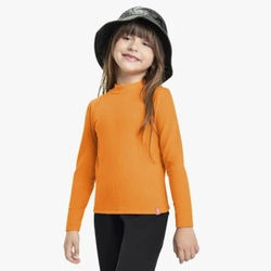 Blusinha Manga Longa Malha Canelada Romitex - Feminina