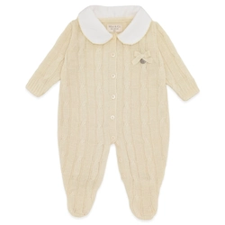 Macacão Manga Longa Chantilly Gola - Feminino