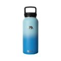 Garrafa Térmica Pl 32 Oz 946 Ml Com Tampa - QGK (Azul Escuro com Azul Claro)