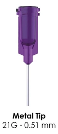 Kit 10 Agulhas Aplicadoras De Cola 21gauge Purple
