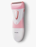 Depilador Philips HP-6306 SatinShave Essential Lâmina Elétrica de Uso a Seco ou Molhado - Cor Rosa e Branco