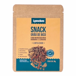 Snack Grão de Bico, Mandioquinha, Abóbora e Cenoura Liofilizado Lyovibes – Sachê 30g