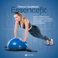 Meia Bola Suíça Pilates Yoga Step com Alça EssenceFit