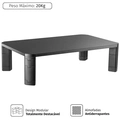 Suporte para Monitor Pcyes Regulagem de Altura Modular 17 32 - Plmsm01p