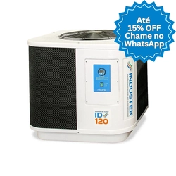 Aquecedor de Piscina Trocador/Bomba de Calor - ID120 Wi-Fi TRIF 220V - Industek