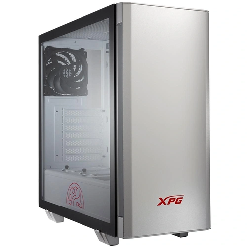 Gabinete Gamer XPG Invader, Mid Tower, ARGB, com FAN, Lateral em Vidro, Branco - 75260033