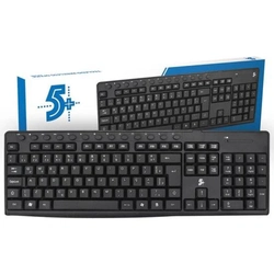 Teclado Sem Fio 5+ TW-500 Preto - 015-0081
