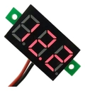 Aokin Mini Voltímetro Digital Led Vermelho 4.5-30v 0.28