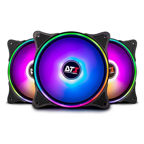 Kit Cooler Gabinete DT3 Sports 3X120mm RGB - ZX120 Sync PRO