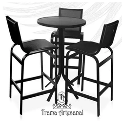 Conjunto e Bistro Punta Cana com 3 banquetas