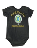 Body Bebê Símbolo Exército Brasileiro