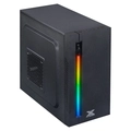 Gabinete Gamer Australis Preto Frontal Com Fita Led Rgb