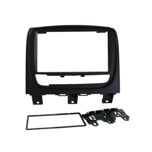 Moldura Fiamon 2 Din Fiat Strada/strada Adventure/palio Weekend/palio Weekend Adventure 2013 Preta