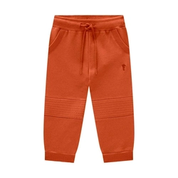 Calça Moletom Felpado Detalhe no Joelho Onda Marinha - Masculina