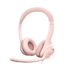 Headset Logitech H390 Rosa Estéreo Usb - 981-001280-v
