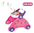 Andador Bebê 1 Ano Educativo Mesa C/ Som Atividades Cor Rosa
