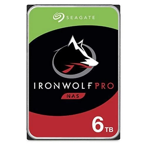 内蔵型ハードディスクドライブ Seagate IronWolf pro 6TB HDD Desktop Seagate IronWolf Pro 6TB NAS SATA6 7200RPM 256MB