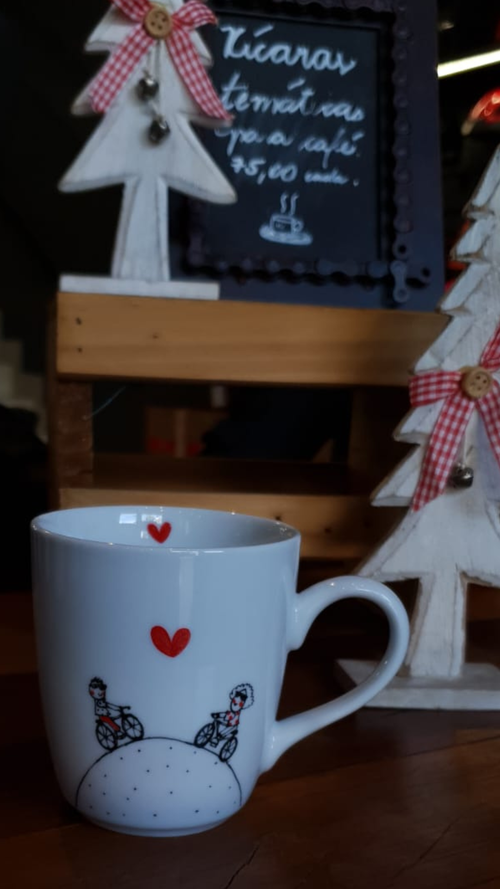 Xicara Pagliarini Bikes Amor faz o Mundo Girar