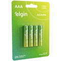 Pilha Aaa Elgin Alcalina C/4 82155