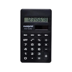 Calculadora de Bolso Preta MX-C92 - Maxprint (08 Dígitos)