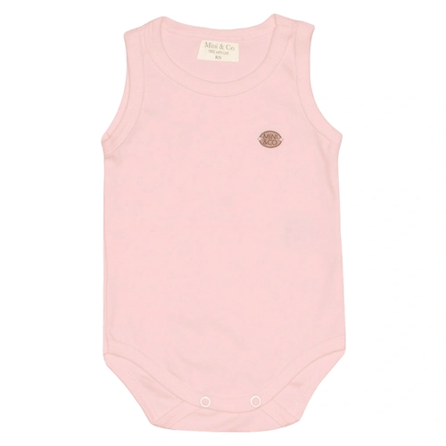 Body Regata Avulso Suedine Mini&Co Feminino - Rosa