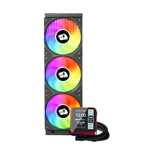Water Cooler Redragon Argb Preto c/ Display LCD 2.73" - Ccw-3015r