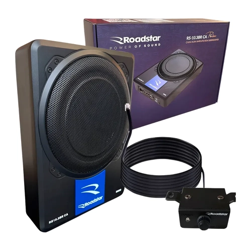 Caixa De Som Slim Amplificada Subwoofer 10