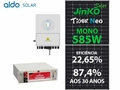 Gerador De Energia Solar Deye Hibrido Solo Romagnole Deye Gfh 4,68kwp Jinko Neo 585w Sun 5kw 2mppt 220v Ucb Litio 8,64kw