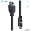 Cabo Usb Tipo c para Extensor Usb a Fêmea V3.2 Gen1 5gbps 2 Metros - C32uaf-2