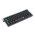 Teclado Mecânico Gamer Redragon Fizz RGB Black Switch Vermelho - K617-rgb-b